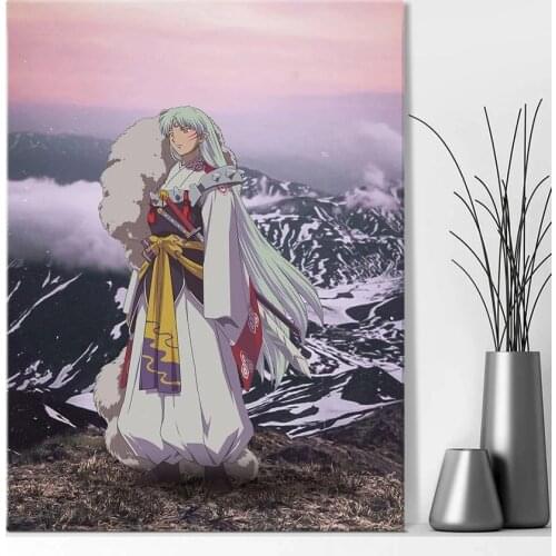 Wall Artwork Home Decoration Hd Print Modular Sesshomaru Picture Posters Canvas Animation Painting For Bedroom Artwork No Frame