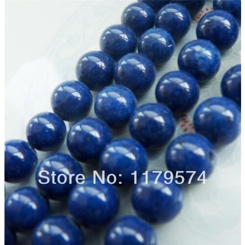 Wholesale and retail Strand 6mm Blue Egyptian Lazuli Lapis Stone Round Loose Beads Accessory Parts Fashion Jewelry 15" WJ172