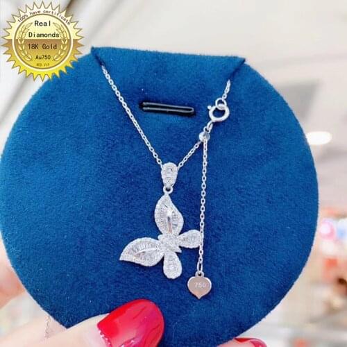 100% 18K white gold diamond necklace all use0.5ct diamond and have certificate