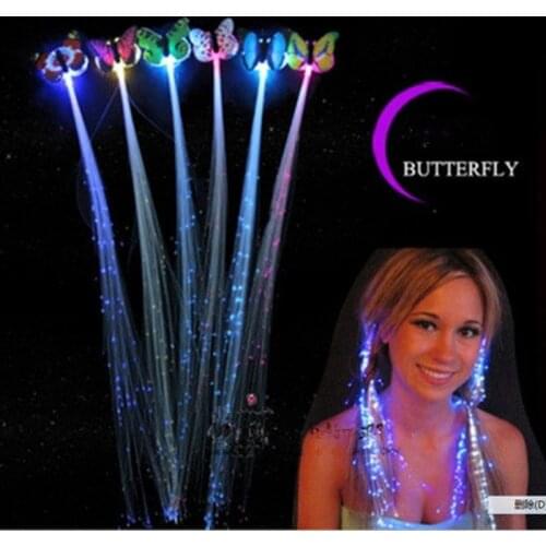 1PCS LED Hairpin Hair Braid Glowing Blinking Clip Christmas New Year Light Up Toys For Children Kids Juguetes Brinquedos Gift