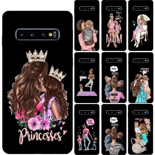 Baby Mama Super Mom Girl Soft Case For Samsung Galaxy S8 S9 S10 S20 Plus Ultra S10E J3 J5 2017 J4 J6 Plus 2018 Silicone Cover