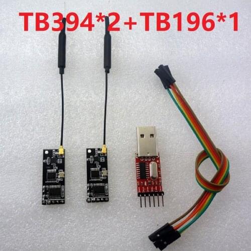 TB394*2+TB196*1 UART RF Wireless Transceiver Module + USB to TTL RS232 Telemetry Kit 2.4G 3DR Radio APM APM2 Vehicle UNO