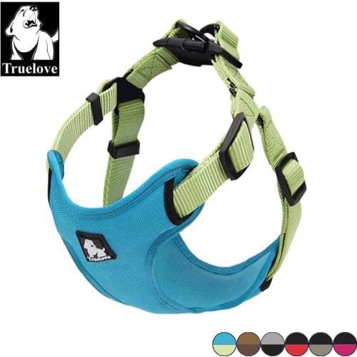 Truelove Padded Reflective Dog Harness Vest Pet Dog Step In Harness Adjustable No Pulling Pet Harnesses For All Dog Breed Hot