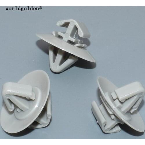 Worldgolden 100pcs auto fasteners Door Trim Panel Retainer for Iveco#500326896, Renault#7703077421