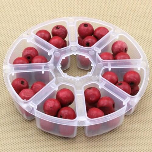 1Pc Hot 8 Slots Pil Case Medicine Box Cutter 7 Day Pill Container Organizer Display Clear Round Weekly