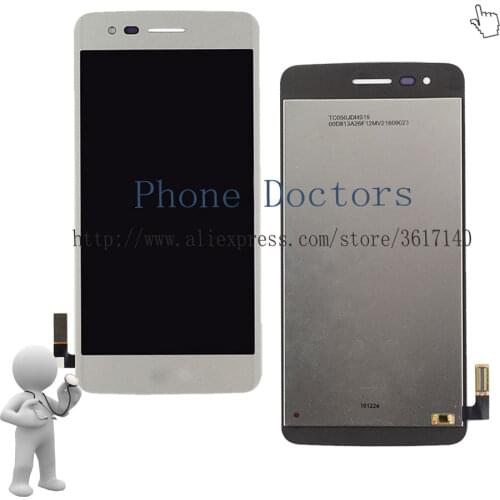5.0'' Sliver Full LCD DIsplay + Touch Screen Digitizer Assembly For LG K8 2017 Aristo M210 MS210 US215 M200N ; New
