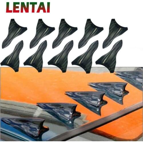 LENTAI Universal Car Carbon Fiber Shark Fin Roof Tail For Audi a3 a4 b6 b8 b7 b5 a6 Volkswagen VW Polo Golf 4 5 7 6 Accessories