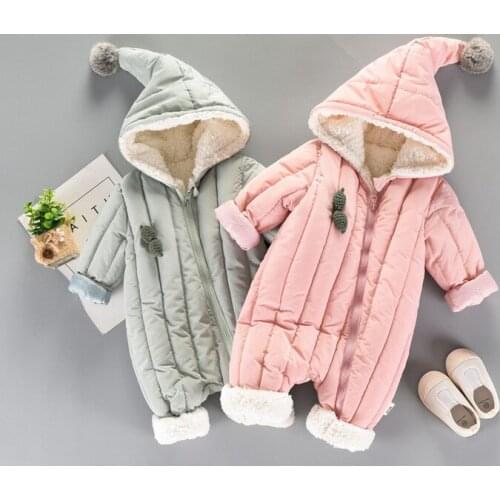 Baby One piece clothes winter boys clothing Long Sleeve Cartoon Romper Jumpsuit Cloth Outfits