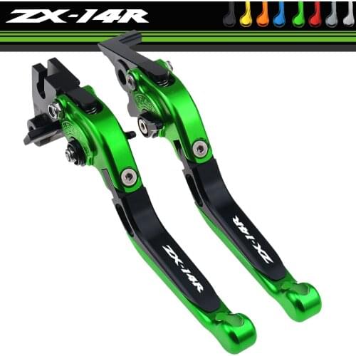 For Kawasaki ZX14R ZX-14R 2006 2007 2008 2009 2010 2011 2012 2013 2014-2016 CNC Motorcycle Brake Clutch Lever Folding Extendable
