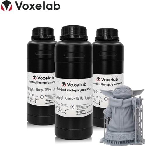 Voxelab Standard Photopolymer Resin 500ML LCD 405nm UV Resin for Proxima Polaris 3D Printer Liquid Printing Material Uv Resin