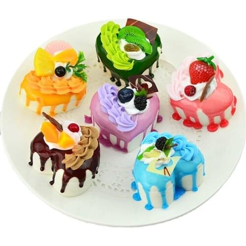 Simulation Fake Cake Cake Shop Decor Artificial Food Bread for Bakery Window Display Simulation Decoration Photo Prop Home Decor