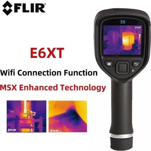 FLIR E6 XT Infrared Thermal Imager Handheld MSX Enhanced Technology Industrial Temperature Origina Imaging Camera 240*180 Pixels