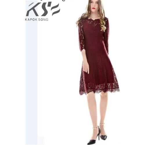 KAPOK SONG Summer Dresses With Sleeves