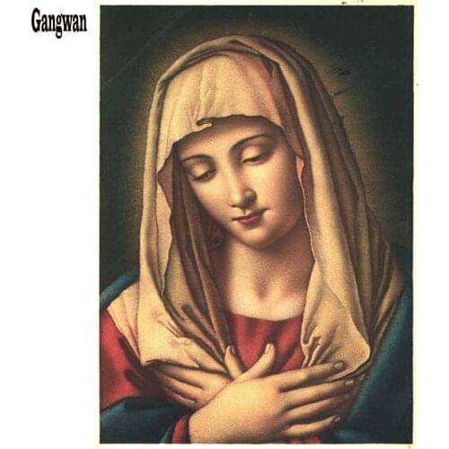 Full Square Round Diamond painting new Cross stitch,religion,Virgin Mary,Diamond Embroidery Sale 5d mosaic Home decoration paint