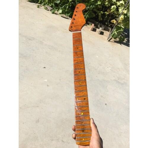 Maple made and maple fingerboard 25.5 inch 21 fret 1 pcs Electric Guitar Neck Solid wood