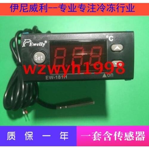 Ewelly Microcomputer Temperature Controller EW-181H Refrigeration Heating Temperature Controller EW-181 Including Probe