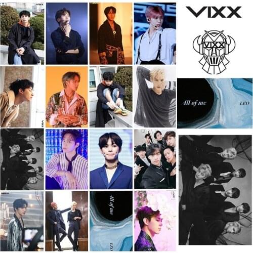 KPOP VIXX Photo Card LEO All Of Me Photo VIXX LR Same Postcard Car Xueyun Zheng Zeyun