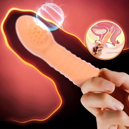 Finger Cot Low Noise Reduction Multiple Stimulation TPE Clitoris Finger Massager for Couple