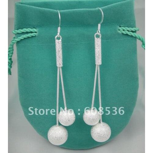 Fashion jewelry Silver color plated earring, Brand New E195
