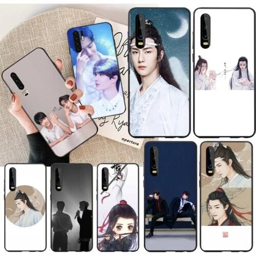 PENGHUWAN Xiao Zhan Wang Yibo Untamed Black Soft Shell Phone Case Capa for Huawei Honor 20 10 9 8 8x 8c 9x 7c 7a Lite view