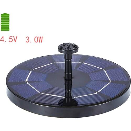 Floating Solar Fountain Garden Water Fountain Pool Pond Decoration Solar Panel Powered Fountain Water Pump Garden Decoration
