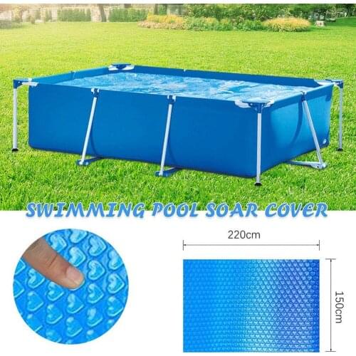 Rectangle Square Foldable Swimming Pool Cover Cloth Waterproof Dustproof Inflatable Tarpaulin Pad Hot Sale