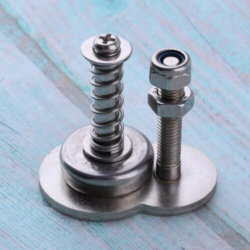 MagiDeal Folding Bicycle Storage Metal Magnetic Buckle Fixing Retainer Bike Magnetic Catch Holder Stopper Bicycle Locking Acces