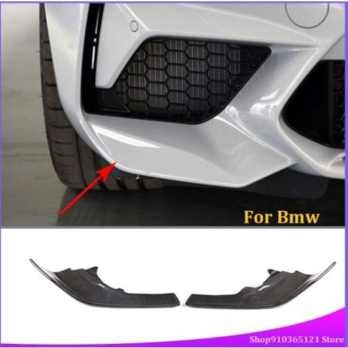 For Bmw M2 Front Corners Under The Head Protection Decoration Real Carbon Fiber Car Exterior Modification Accessories