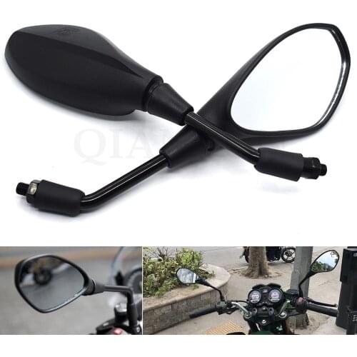 Universal 10mm Motorcycle Rearview Mirror Rear View Mirrors Housing Side Mirror for Aprilia BMW Buell Ducati hyosung ducati ktm