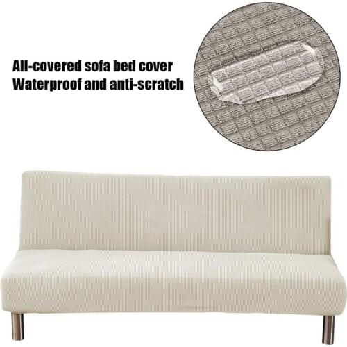 Waterproof Functional Check Polar Fleece Sofa Cover Thickening Comfortable Elastic Universal One-Piece Sofa Cover