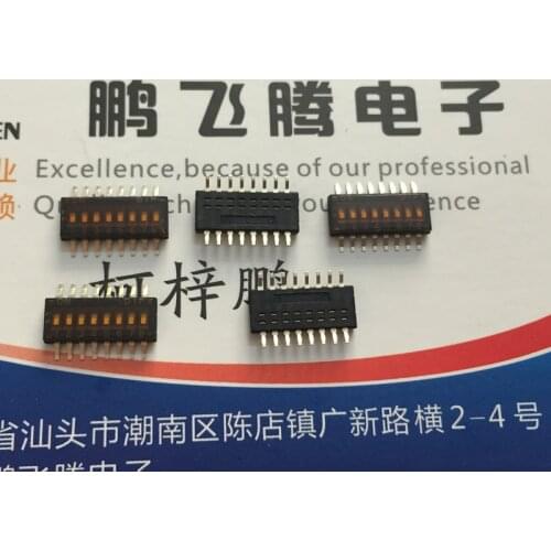 1PCS Yuanda DIP DHNF-08F-T-V-T/R DIP switch 8-bit patch 1.27mm 8P key coding
