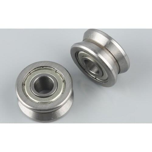 10pcs/lot LV202/40 15x40x18mm V groove roller bearing wheel pulley bearings guide track 15*40*18 mm