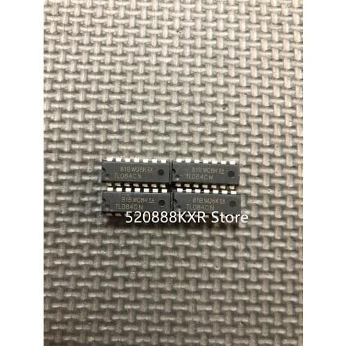 100pcs/lot TL084CN TL084 Commonly used inverter welding machine Four Operational Amplifier IC DIP-14
