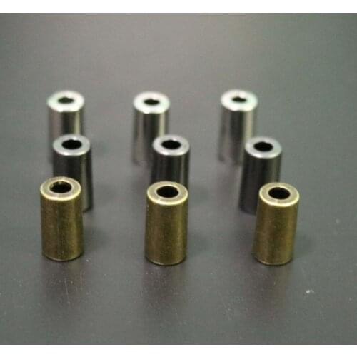 50pcs/lot 14mm new silver/bronze/gun black Bell Stopper metal Cord Ends Toggle Rope Paracord Sportwear