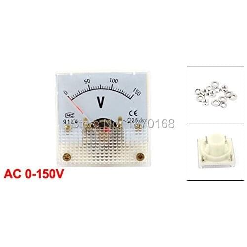 91L4 AC 150V 300V 450V Analog Panel Volt Voltage Meter Voltmeter Gauge