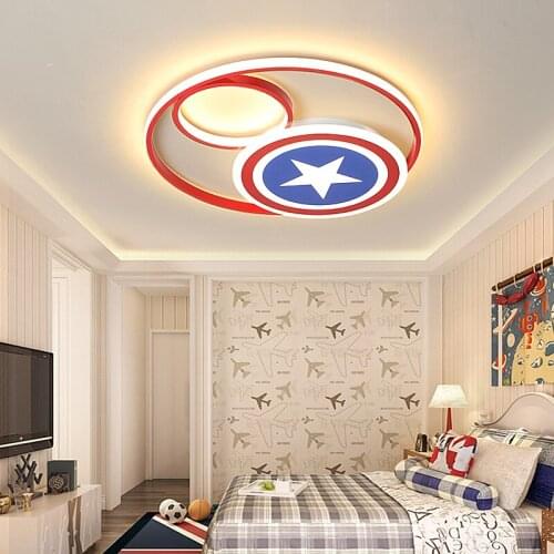 America Captain Modern led Chandelier for bedroom children room boy kids room 90-260V home deco ceiling Chandelier fixtures