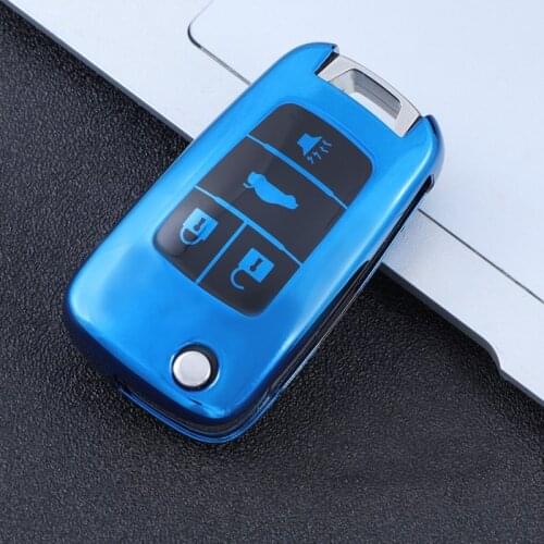 5 Buttons TPU Car Key Cover Case Shell For Buick Lacrosse Excelle Verano La Crosse Regal Chevrolet Cruze Equinox Camaro Sonic