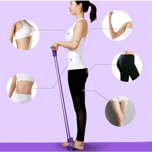 4 Resistanc Elastic Pull Ropes Exerciser Rower Belly Resistance Band Home Gym Sport Training Elastic Bands For Fitness Equipment