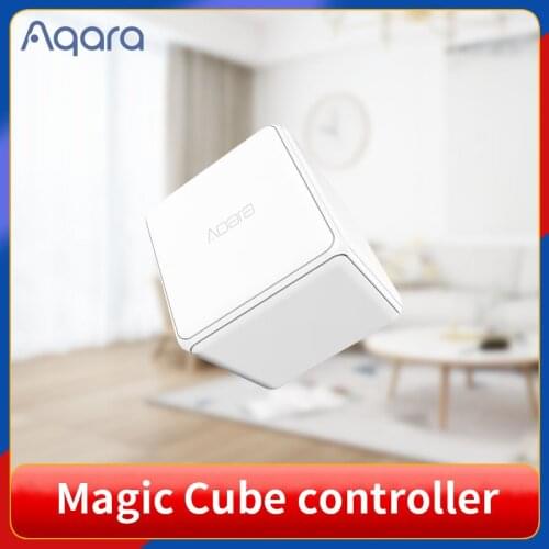 Aqara Magic Cube Controller Zigbee Version Controlled by Six Actions for Smart Home Device work with Mihome APP