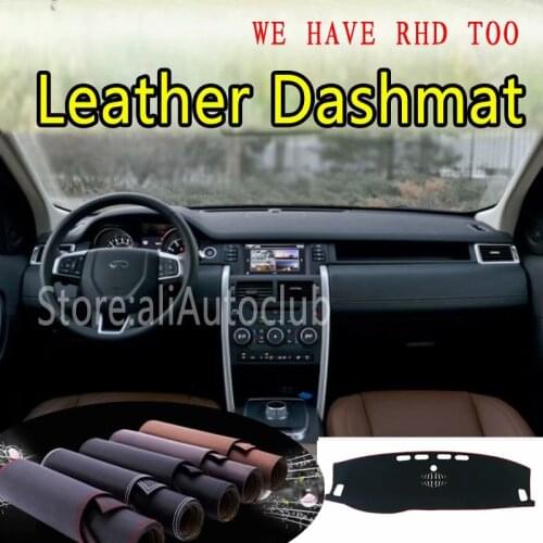 For Land Rover Discovery Sport 2014 2015 2016 2017 2018 Leather Dashmat Dashboard Cover Dash Carpet Custom Car Styling LHD+RHD