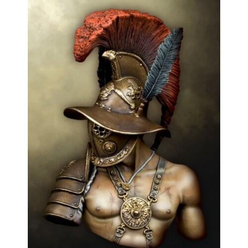 New Unassembled 1/10 Italy Warrior bust 1/10 figure Resin Kit DIY Toys Unpainted kits