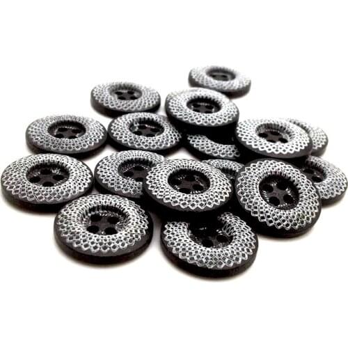 Ocelot White Buttons