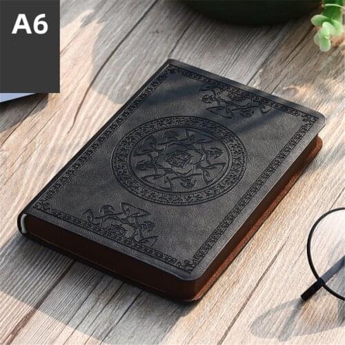 Portable Vintage Pattern PU Leather Notebook Diary Notepad Stationery Gift Traveler Journal Drop Shipping