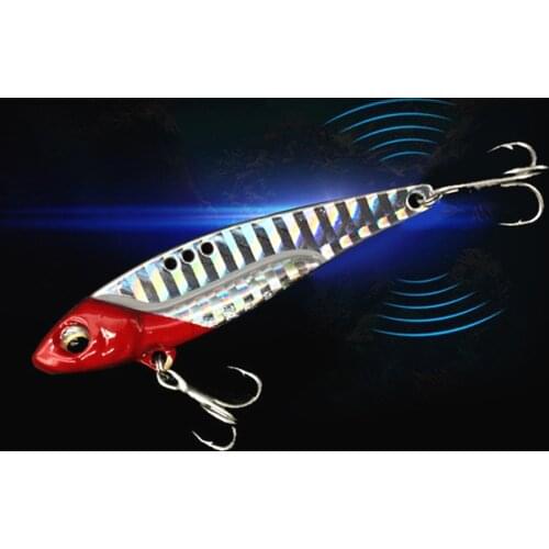 Metal Laser VIB Fishing Lure Fishing Tackle Crankbait Vibration Spoon Spinner Sinking Bait Tackle 5g 8g 13g 16g 21g Fishing Lure