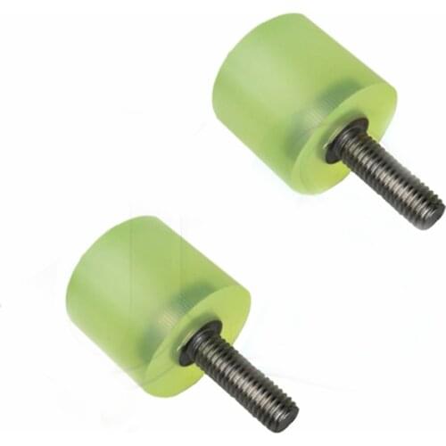 2pcs M6 stainless steel glue head hand screw polyurethane Anti-collision pressure block decompression handle bolt 20mm-50mm long