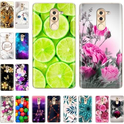 Silicone Cover For Huawei Honor 6X Case Cute Cat Flower TPU Phone Case For Huawei Honor 6X Honor6x 6 X Back Coque Bumper fundas