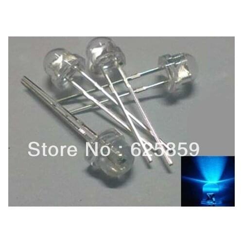 100pcs 5mm Round Water Clear Top LED Light Emitting Diodes Lamp Bulbs Red/Green/Blue/Yellow/White/cyan/warm white