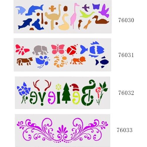 Animal Layering Stencils Spray stencil DIY Scrapbook photo album Decorative Embossing DIY Card Crafts