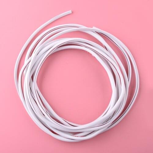 Universal 5M/16FT White Car Door Edge Trim Molding Seal Strip Scratch Guard Protector PVC Styling