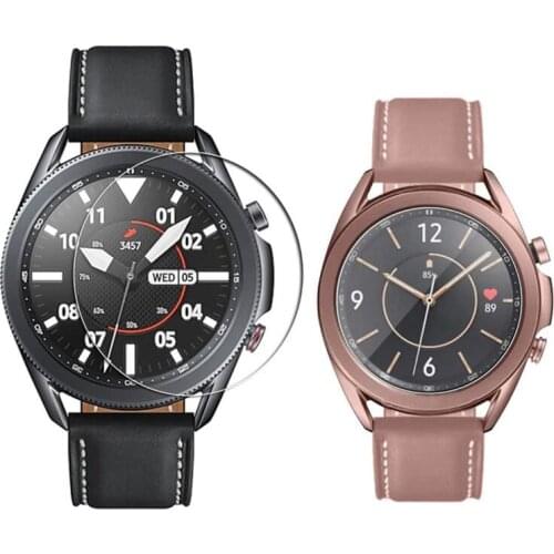 Tempered Glass Protective Film Guard For Samsung Galaxy Watch 3 41mm 45mm Screen Protector Cover Watch3 Smartwatch Protection